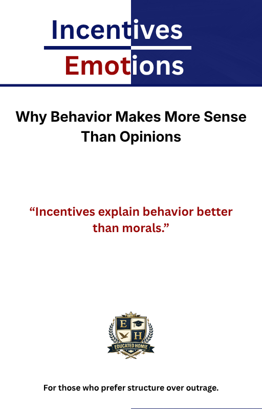 Why Incentives Explain Behavior Better Than Morals