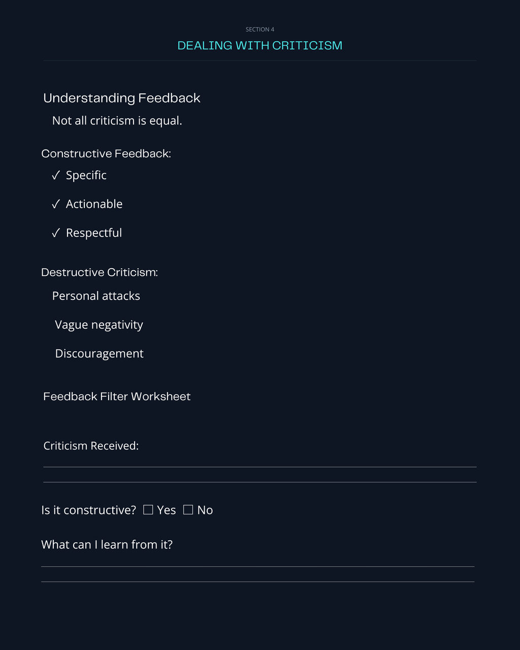 Mental Force Field for Creatives