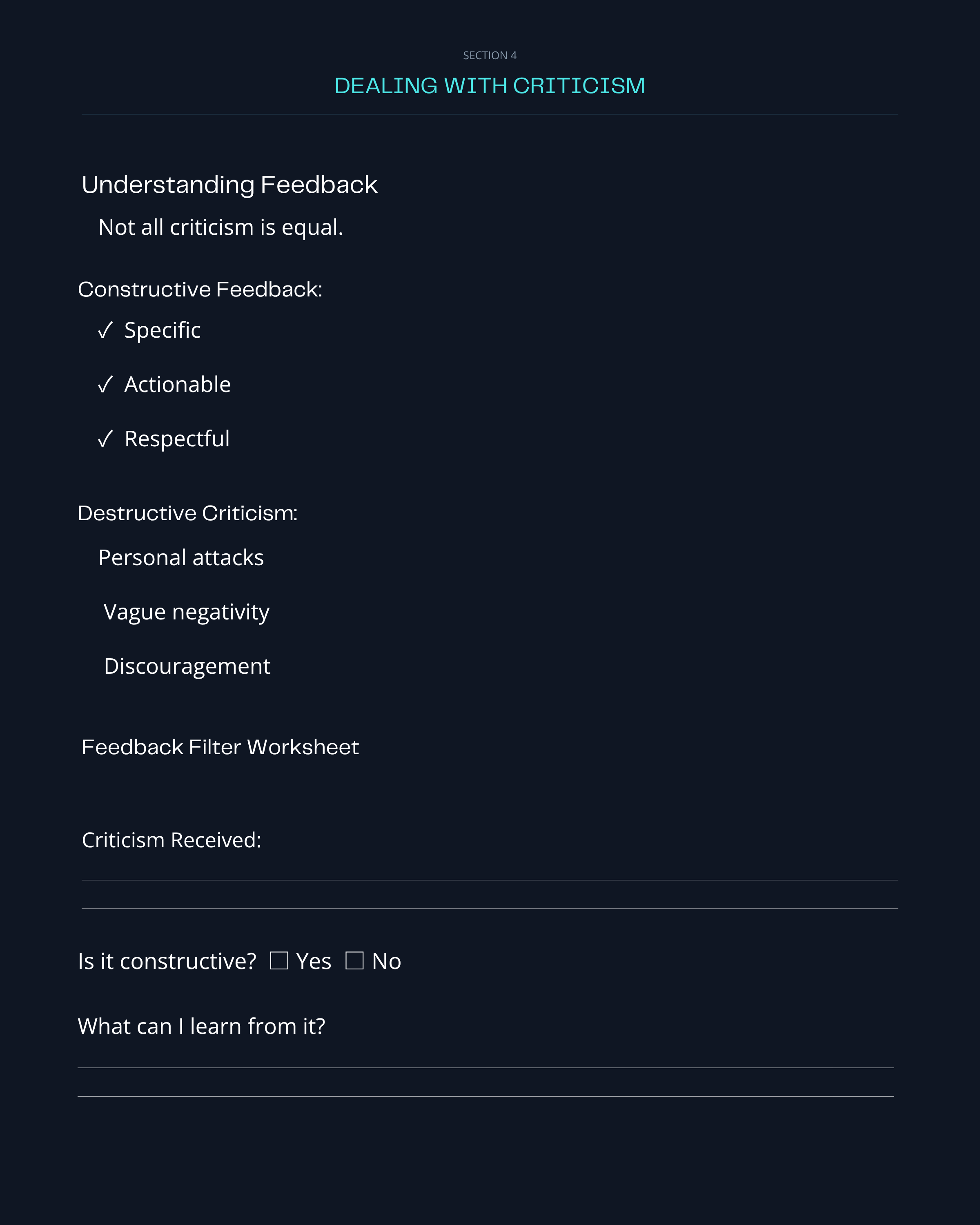 Mental Force Field for Creatives