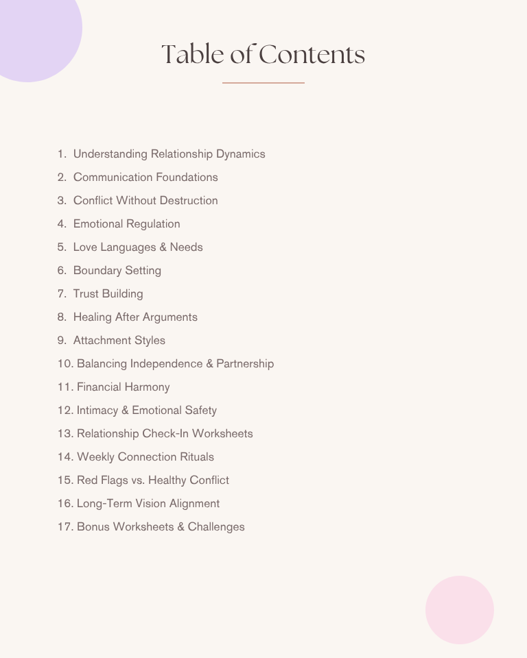 Relationship Harmony Guide