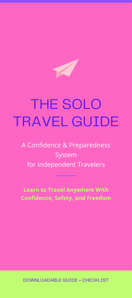 Solo Traveler Guide